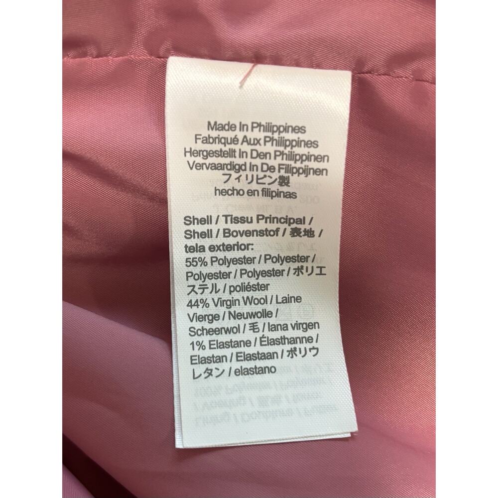 NWT J.Crew Willa Blazer in Garden Dahlia Pink Italian City Wool Jacket Size 22 - Picture 7 of 10